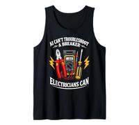 Electrician Vs. AI Electrical Engineer Cannot Replace Humor Tank Top