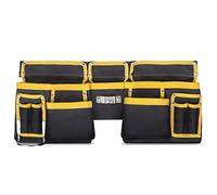 Electrician Waist Bag Tool, Waist Bag Tool Waist Pouch Thickened Oxford Cloth Adjustable Strap Large Capacity for Electrical Work Handyman Tradesmen