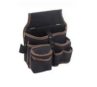 Electrician Waist Pack Tool Belt Pouch Builders Bag Belt Storage Tool Bag with 7 Pocket for Garden Electrician Carpenter Plumber Technician and Painter
