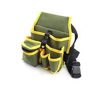 Electrician Waist Pack Tool Belt Pouch Builders Bag Belt Storage Tool Bag with 7 Pocket for Garden Electrician Carpenter Plumber Technician and Painter