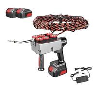 Electrician Wall Wiring Machine, Cordless Automatic Pipeline Wiring Machine, Brushless Motor Electric Wire Puller Through Wall, 1.5-2h Charge, for Construction & Network Projects(30m)