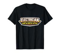 Electrician Where The Wires Hit The Road Funny Saying Joke T-Shirt
