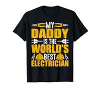 Electrician's Child My Daddy is The Best Electrician Lineman T-Shirt