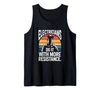 Electricians Do It with More Resistance Humor Tank Top