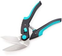 Electrician's Scissors - Stainless Steel Non-Slip Shears for Precision Cutting of Copper Iron & Wire Mesh - Durable Ergonomic Design for Professionals and DIY Enthusiasts