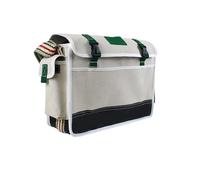 Electrician's Toolkit Canvas Large Thickened Multifunctional Repair and Installation Tool Bag Wear-Resistant Portable Small Carpentry Dedicated(W2,20in)