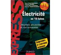 Électricité en 19 fiches - Régimes sinusoïdal et non sinusoïdal de Guy Chateigner,Michel Boes ,Jean-Paul Chopin ( 21 mars 2013 )