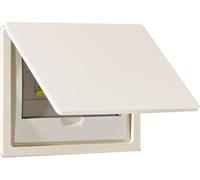 Electricity Distribution Box Decorative Paint Meter Box Painting Switch Panel Cover Up Ugly Wall Art Easy to Open and Close(white,40x30cm)
