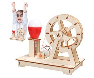 Electricity Educational Kit - 10cm Manual Start , Early Development Toy | Creative Physics Experiment Creation Set, Hands-on Learning in Classroom, Practice