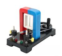 Electricity Generating Device for School Science Projects with Manual Operation and LED Output Display