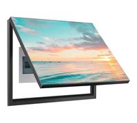 Electricity Meter Box Cover, Decorative Landscape Painting Design, Simple and Elegant Hide Painting for Counter Decoration