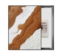 Electricity Meter Box Cover, Decorative Removable Hiding Cover for Indoor Use, Creative Design for Electrical Meter