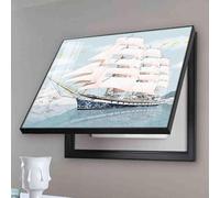 Electricity Meter Box Decorative Painting Hidden Lift The Lid Type Horizontal Hatchback Paintings Suitable Fuse Box Cover for Living Room(L,50 * 40)