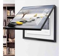 Electricity Meter Box Decorative Painting Hidden Lift The Lid Type Horizontal Hatchback Paintings Suitable Fuse Box Cover for Living Room(E,50 * 40)