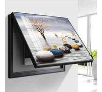 Electricity Meter Box Decorative Painting Hidden Lift The Lid Type Horizontal Hatchback Paintings Suitable Fuse Box Cover for Living Room(H,60 * 50)