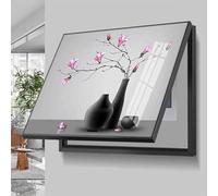 Electricity Meter Box Decorative Painting Hidden Lift The Lid Type Horizontal Hatchback Paintings Suitable Fuse Box Cover for Living Room(G,50 * 40)