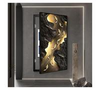 Electricity Meter Box Hanging Painting Fuse Box Cover Cabinet | Turn The Page to The Right Breaker Box Decorative Cover Corridor, Dining Room, Entrance Hall(A,65x130cm/25.6x51.18in)