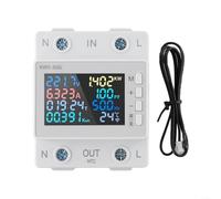 Electricity Usage Monitor with LCD Digital Energy Meter, AC170V~270V Voltage Input, Overcurrent and Undervoltage Protection, and Power Memory Function (KWS-302L)