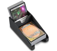 ElectricWise 1 Pcs Draw and Discard Card Game Holder for Standard Sized Cards and Sleeves, 3D Printed Card Dispenser Deck Organizer, Non Slip Design on the Bottom, Compatible with TCG for Game Night