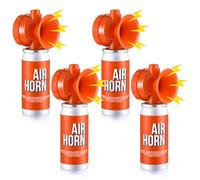 ElectricWise 4 Pack Air Horn 1.4oz, 122dB Loud Air Horns for Safety, Heard Up to 1/2 Mile Away, Small Boat Marine Horn Can, Meet US Coast Guard, Emergency Use for Marine Boating