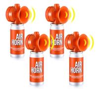 ElectricWise 4 Pack Air Horn 1.4oz, 122dB Loud Air Horns for Safety, Heard Up to 1/2 Mile Away, Small Boat Marine Horn Can, Meet US Coast Guard, Emergency Use for Marine Boating