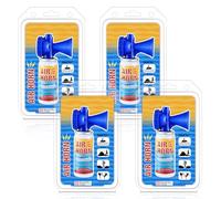 ElectricWise 4 Pack Air Horn, 122dB Very Loud Air Horns Can, Heard Up to 1/2 Mile Away, 1.4OZ Small Boat Air Horns for Safety, Meet US Coast Guard Ideal for Boating, Camping, Hiking, Sporting Events