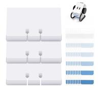 ElectricWise Business Cards Refill Kit, Compatible with Rolodex Card File Holds, 2-1/4" x 4", White, 300 and Gradient Blue Index Tabs (Large 60 Tabs), Rotary File Card Replacement Set