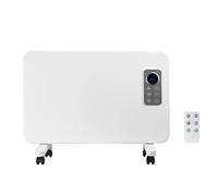 electriQ 1000W Slim Panel Heater | Wall Mountable or Freestanding Design | Ultra Slim 9 cm Depth | Eco 500W or Rapid 1000W Power | Remote Control | Weekly Timer Scheduling | IP24 Bathroom Safe