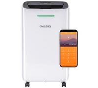 electriQ 12 L Essential Smart Dehumidifier for Home | Low-Energy 4.6p/hr Quiet Operation | LED Humidity Display & Auto Shut-Off | Removes Damp, Condensation and Odours from Bedrooms, Bathrooms