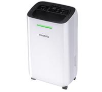 electriQ 12 L Portable Dehumidifier - Quiet, Energy-Efficient, Auto-Humidistat, Carbon Filter, Continuous Drain Option