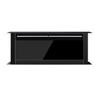 electriQ 120cm Downdraft Extractor - Black