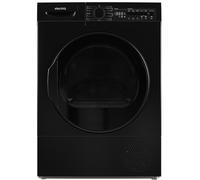 electriQ 12kg Freestanding Heat Pump Tumble Dryer - Black