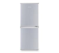 electriQ 155 Litre 50/50 Freestanding Fridge Freezer - Silver