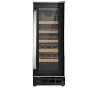 electriQ 18 Bottle Capacity 30cm Freestanding Under Counter Wine Cooler - Stainless Steel