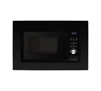 electriQ Built-In Microwave with Grill - Black