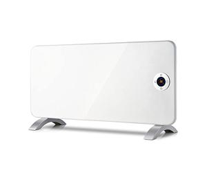 electriQ 2000W Smart Panel Heater | Wall Mountable or Freestanding Design | Eco 1000W and Rapid 2000W Power Settings | Smart App Control and Weekly Timer | Bathroom Safe IP24 with Thermostat