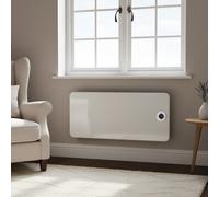 electriQ 2000W Smart Panel Heater | Wall Mountable or Freestanding Design | Eco 1000W and Rapid 2000W Power Settings | Smart App Control and Weekly Timer | Bathroom Safe IP24 with Thermostat