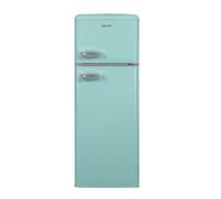 Electriq 208 Litre 80/20 Retro Freestanding Fridge Freezer - Blue