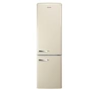 electriQ 244 L 60/40 Retro Fridge Freezer Cream • Adjustable Shelves [EEK: E]