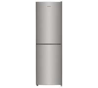 electriQ 253 Litre 50/50 Freestanding Fridge Freezer - Stainless Steel