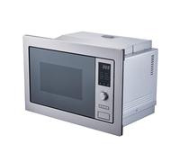 electriQ 25L 900W Built-In Microwave Oven with Mirror Door - Stainless Steel
