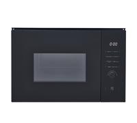 electriQ 25L 900W Built-In Microwave with Grill - Black