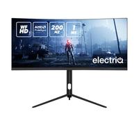 Electriq 30" VA Full HD UltraWide HDR 200Hz 1ms FreeSync Curved Gaming Monitor | 1500R Design | 21:9 Aspect Ratio | HDMI & DisplayPort | Smooth Motion, Immersive Gameplay & Eye Comfort Experience