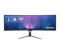 electriQ 49" VA 5K 240Hz 1ms Super UltraWide Curved Gaming Monitor | HDMI 2.1, DisplayPort & USB-C | Immersive 32:9 View | Ultra-Smooth Motion, Sharp Detail & Comfort for Multitasking and Esports Play
