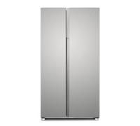 electriQ 525 Litre Side-by-Side American Fridge Freezer - Stainless steel