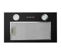 electriQ 52cm Canopy Cooker Hood - Black