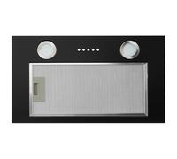 electriQ 52cm Canopy Cooker Hood - Black