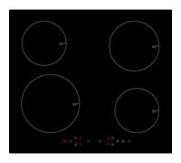 electriQ 60cm 4 Zone 13amp Plug In Induction Hob