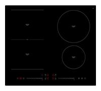 electriQ 60cm 4 Zone Induction Hob with Flex Zone