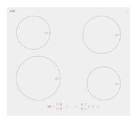 electriQ 60cm 4 Zone Plug In Induction Hob - White